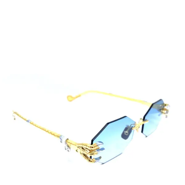 Anna-Karin Karlsson The Claw &Amp; The Nest - Octagonal, Blue Gold, Limited Edition - Afbeelding 3
