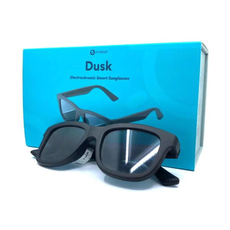 Ampere Dusk App-enabled tint changing smart sunglasses with built-in audio