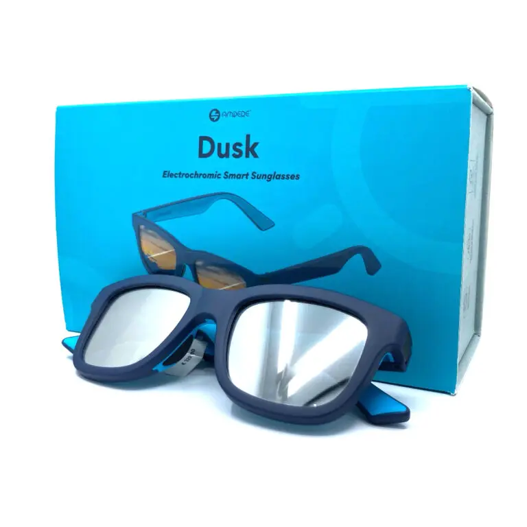 Ampere Dusk Navy App-enabled tint changing smart sunglasses with built-in audio